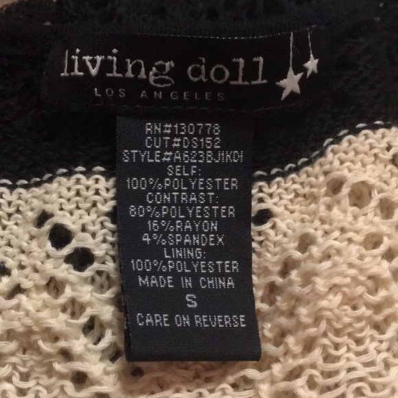 Women’s Living Doll Sparkly Knit Sweater - Picture 7 of 8